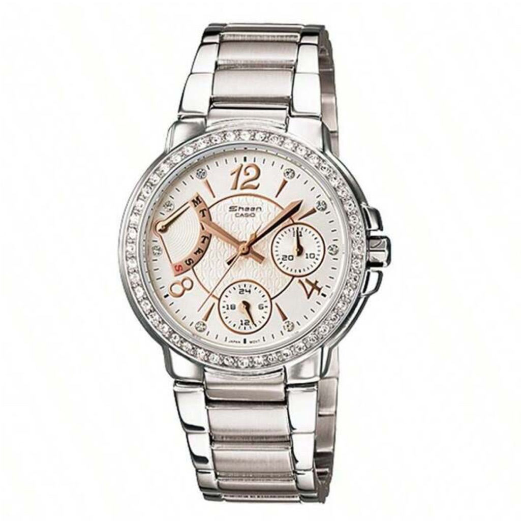 Ladies Casio Sheen Watch  Stainless Steel